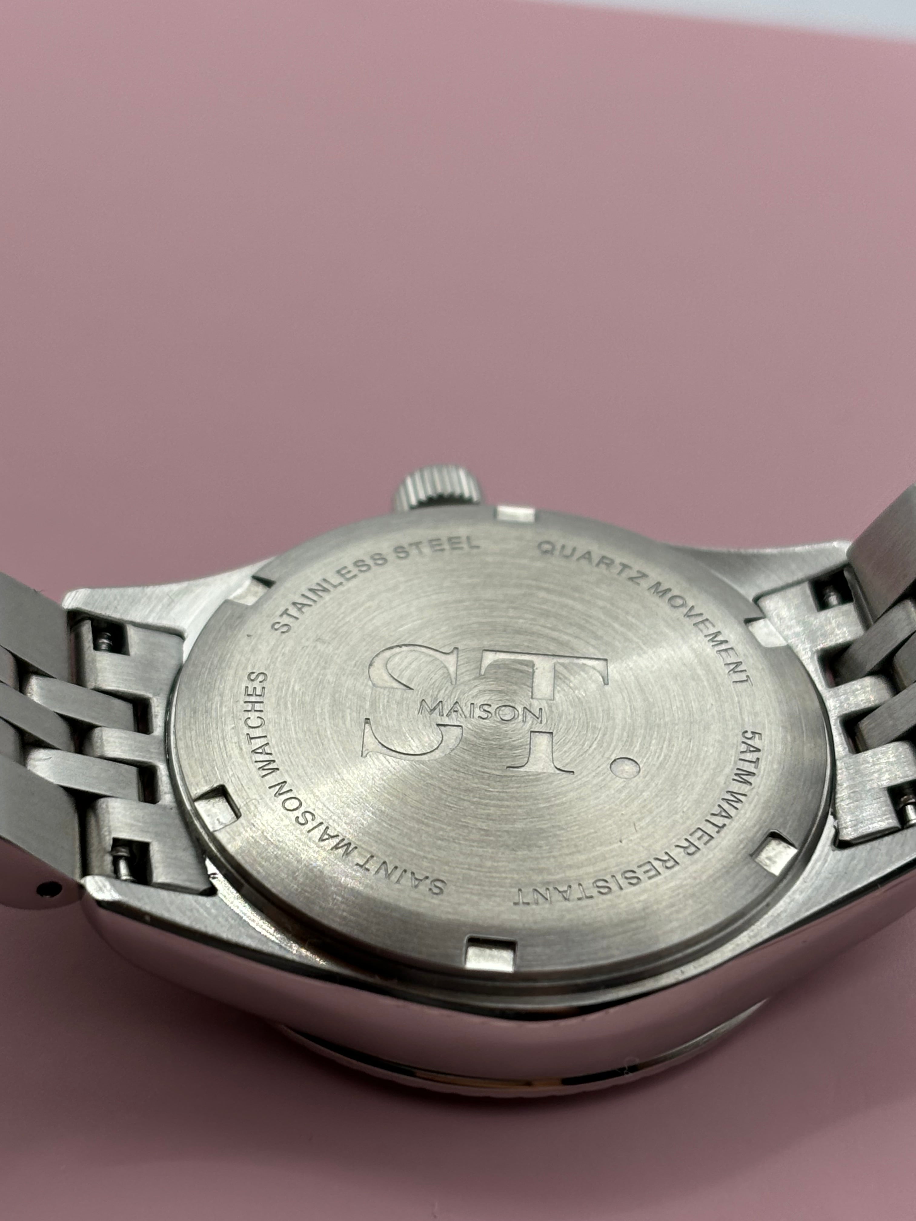 Watches with Arabic Numbers | St. Maison | Pink Salid - St. Maison