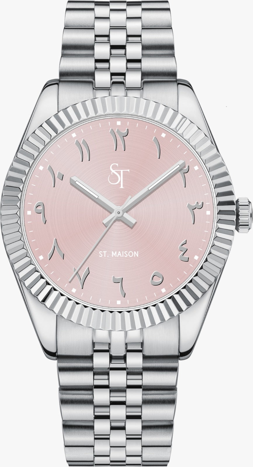 St. Maison - Arabic Dial Pink  34mm