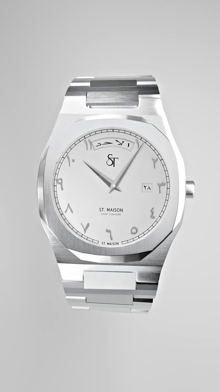 White Dial Watch Day-Date